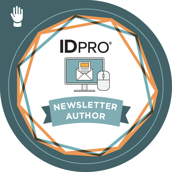 IDPro Newsletter Author